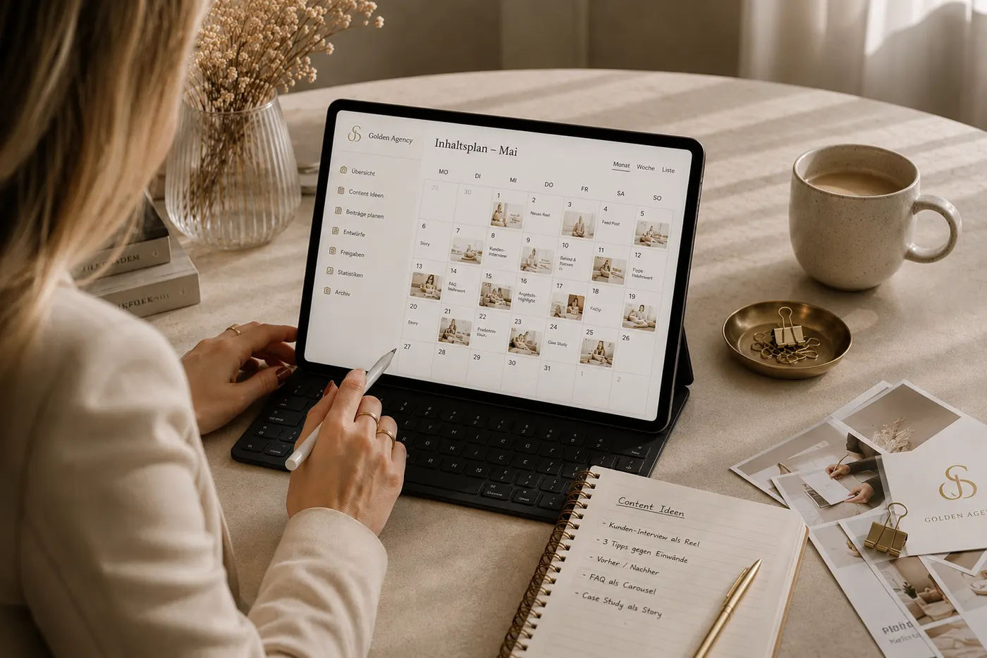 Content-Kalender auf iPad